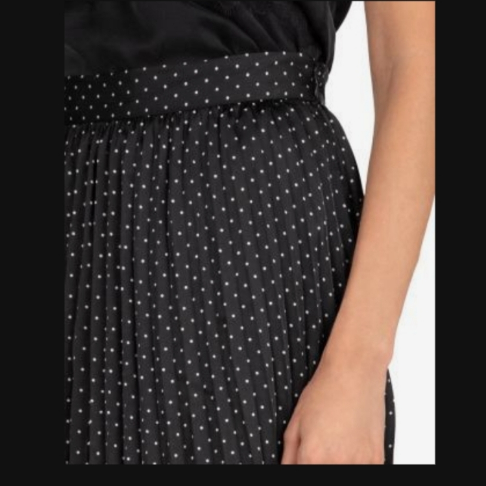 The Kooples Tête D'Épingle Polka Dot Maxi Skirt - Picture 4 of 13